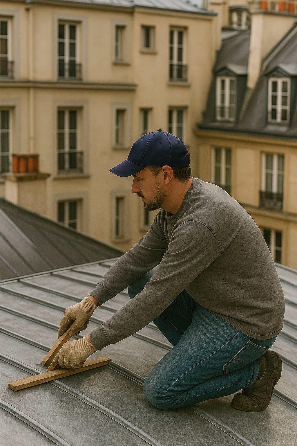 Changement de couverture, toiture en zinc, toiture en tuiles, en Ile-de-France